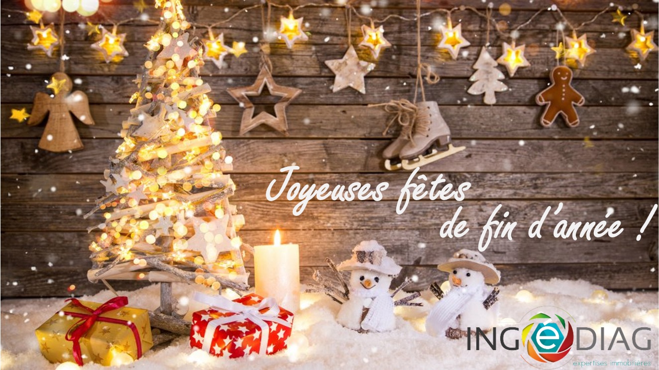 Toute l'équipe d'INGéDIAG vous souhaite de Joyeuses Fêtes !